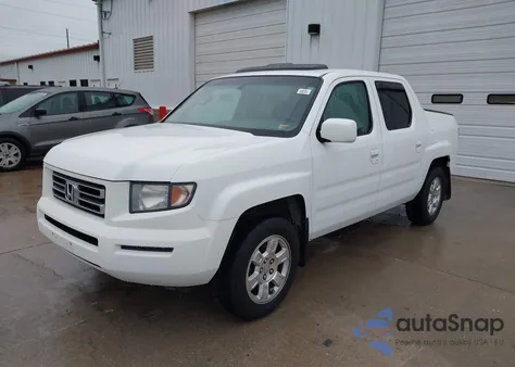 2008 Honda Ridgeline Rtl из США, поврежденный, VIN 2HJYK165X8H520635
